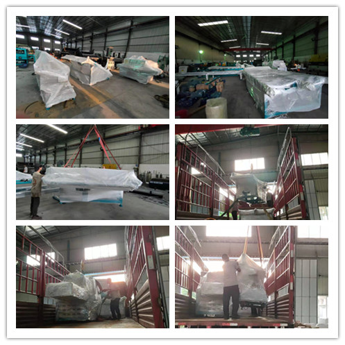 2021年7月31日發(fā)往貴州黔東南-原木堆料上料、斜坡下料上料輸送架；原木自動出料架、板材自動輸送架、ZQ300原木多片鋸、ZQ150方木多片鋸、自動磨鋸片機