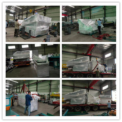 2021年8月9日發(fā)往山西省運城市-ZQ350型圓木多片斷料鋸、放料架、提升輸送架、皮帶輸送架