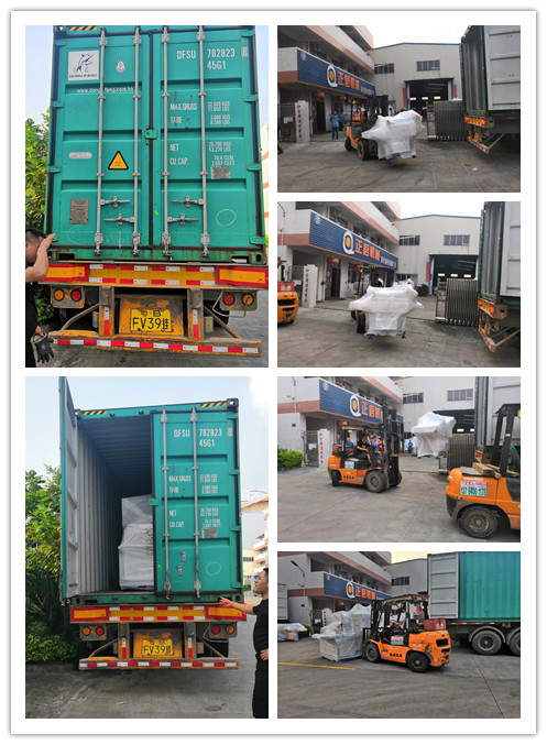 2019年7月發(fā)往厄瓜多爾--ZQ-J400型多片鋸斷料鋸、ZQ300型方