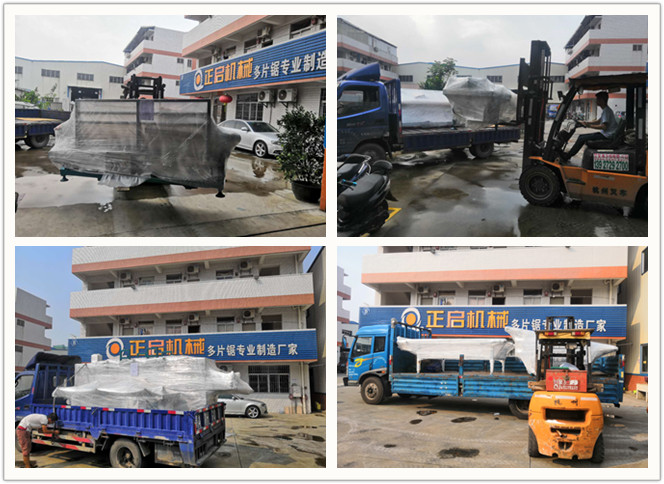 2018年9月發往澳大利亞--原木自動堆料架、原木自動翻轉進料