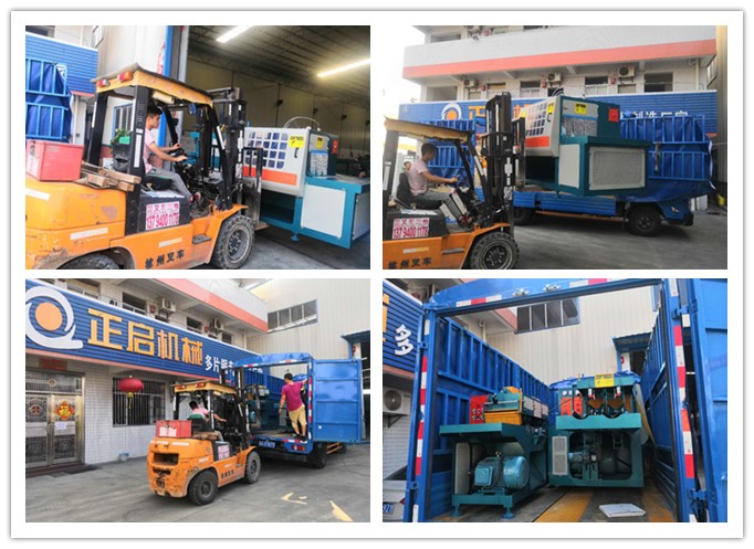 2018年7月發(fā)往廣東順德--雙排鏈原木多片鋸、簡易方木多片鋸