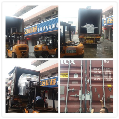 2018年5月發(fā)往馬來(lái)西亞--全自動(dòng)原木多片鋸、原木多片鋸、方