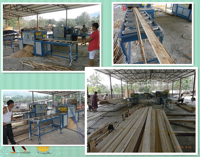 廣西-桂林-原木多片鋸250-方木70-加工現場