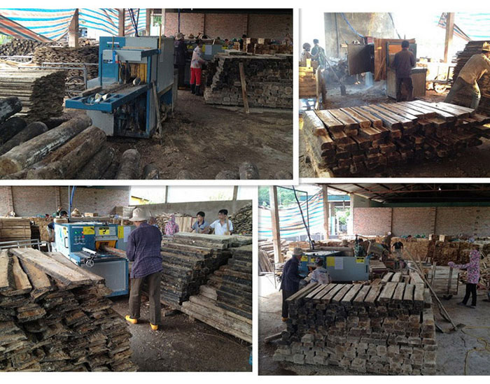 方木多片鋸-圓木多片鋸250型--越南-廣寧省-先安加工現場