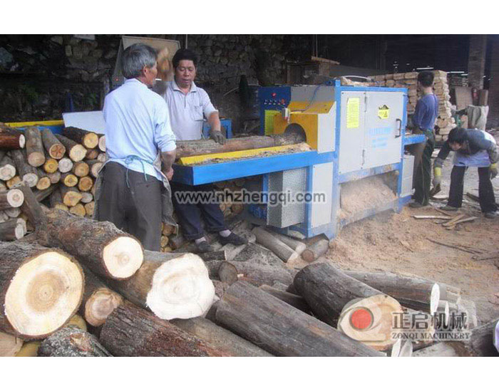 湖南省汝城縣--鋸杉木加工現場